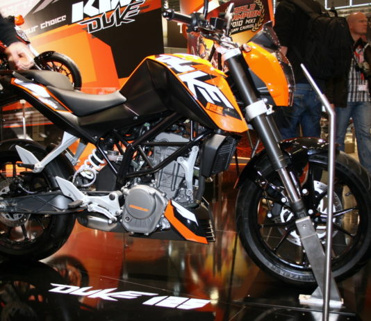 Intermot 2010: Premiere für die KTM 125 Duke