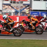 Stefan Nebel (links) und Martin Bauer auf KTM RC8R