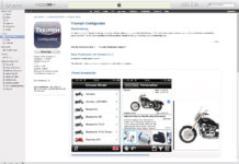Triumph-Konfigurator nun auch als App für iPhone und iPad