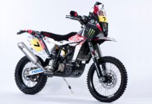 Husqvarna startet mit fünf TE 449 RR bei der Dakar 2012