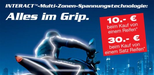 Metzeler zahlt die erste Tankfüllung