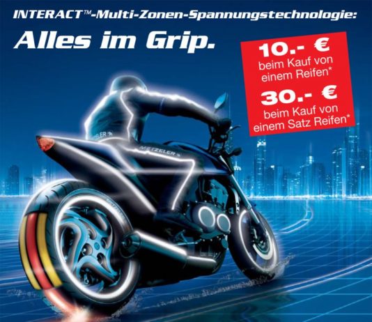 Metzeler zahlt die erste Tankfüllung