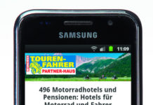 „Tourenfahrer“-Hotelführer für Smartphones