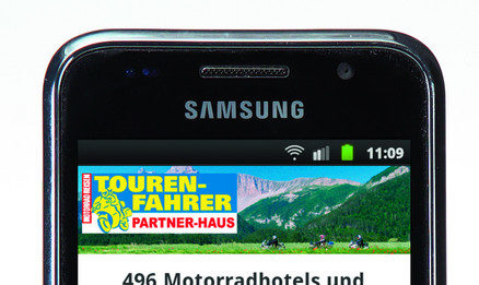 „Tourenfahrer“-Hotelführer für Smartphones