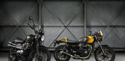 Triumph Bonneville Street: Neue Modelle Triumph Street Scrambler und Street Cup