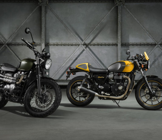 Triumph Bonneville Street: Neue Modelle Triumph Street Scrambler und Street Cup