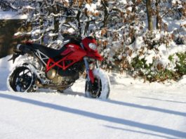Motorradfahren im Winter