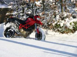 Motorradfahren im Winter